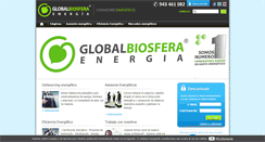 Desktop Screenshot of globalbiosfera.com